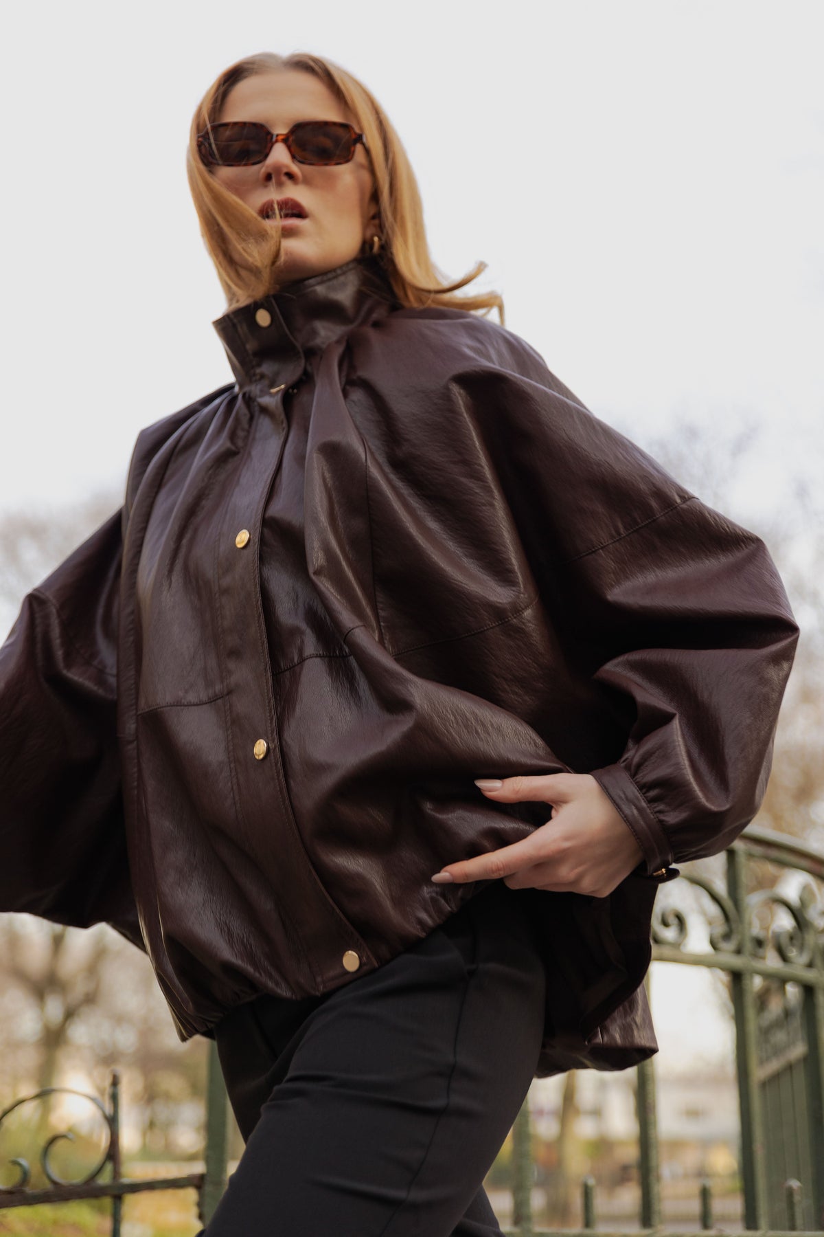 BLOUSON CAPE EN SIMILICUIR - K-ZELL PARIS | Wholesale
