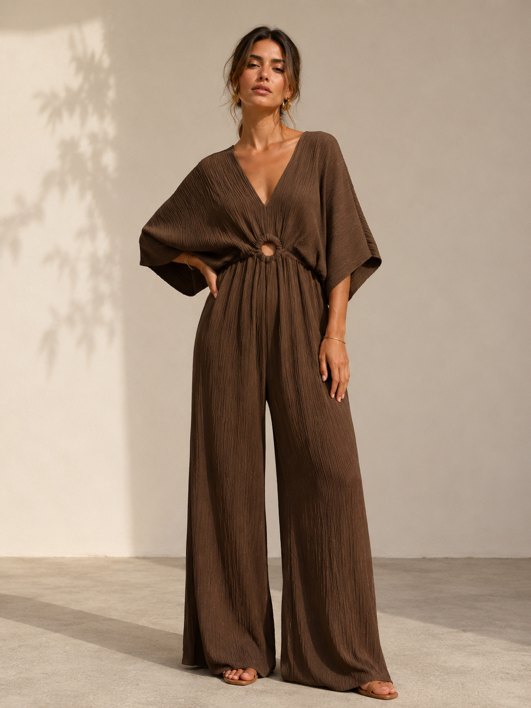 Plissé Jumpsuit