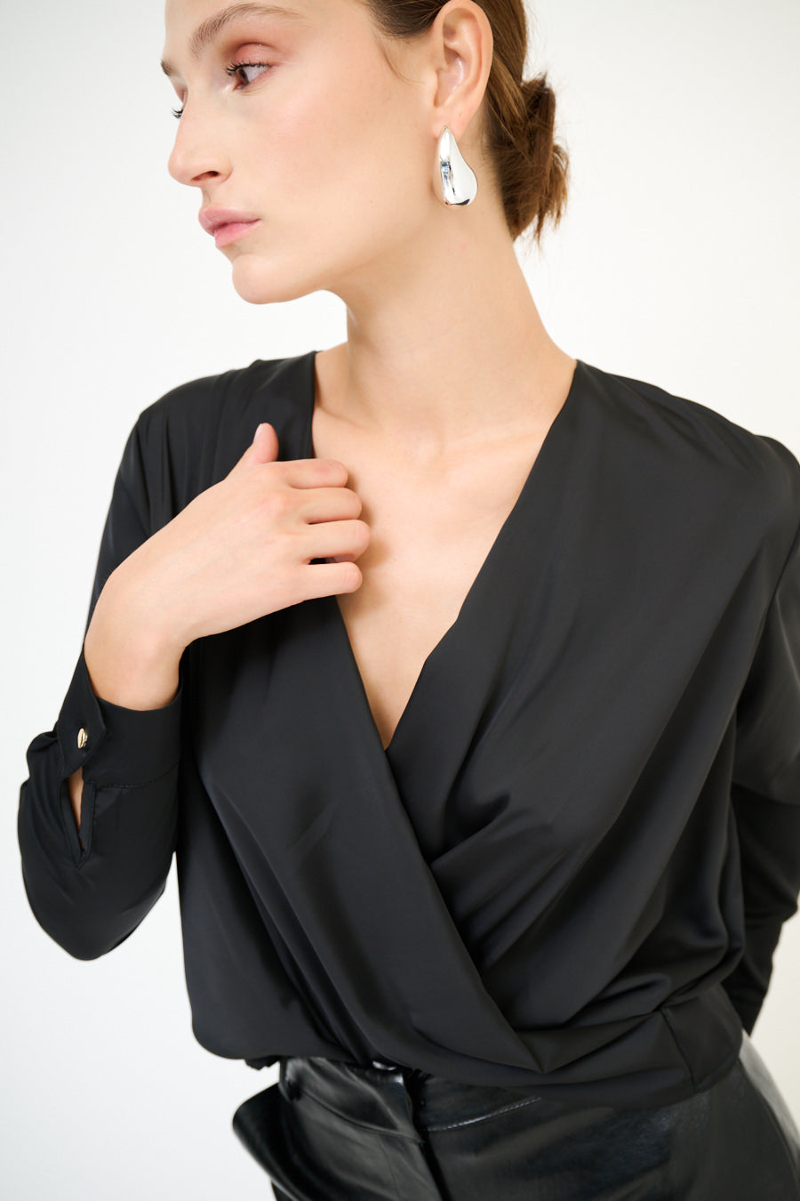 Blouse met lange mouwen