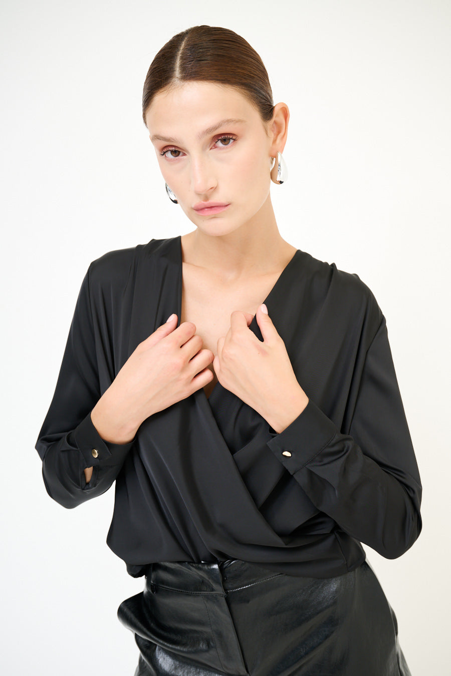 Blouse met lange mouwen