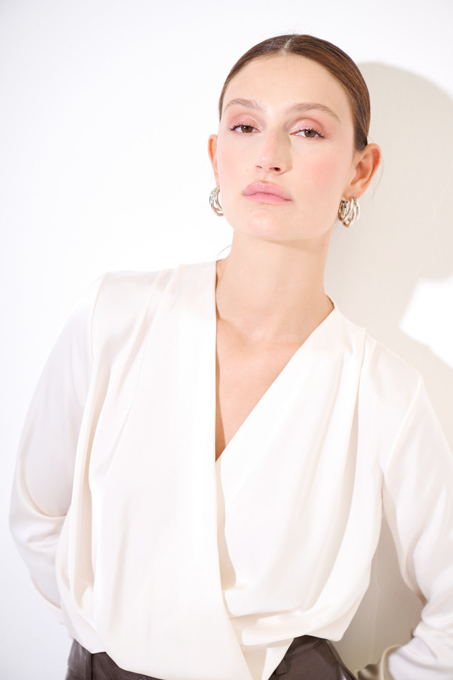 Blouse met lange mouwen