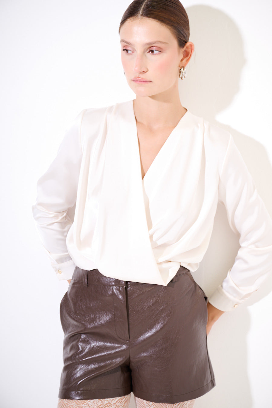 Blouse met lange mouwen