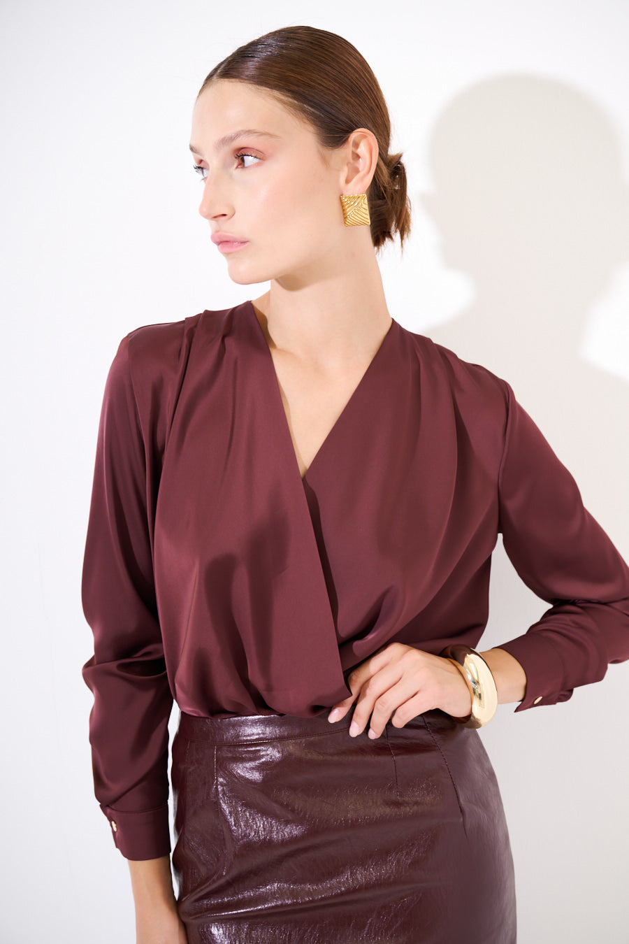 Blouse met lange mouwen