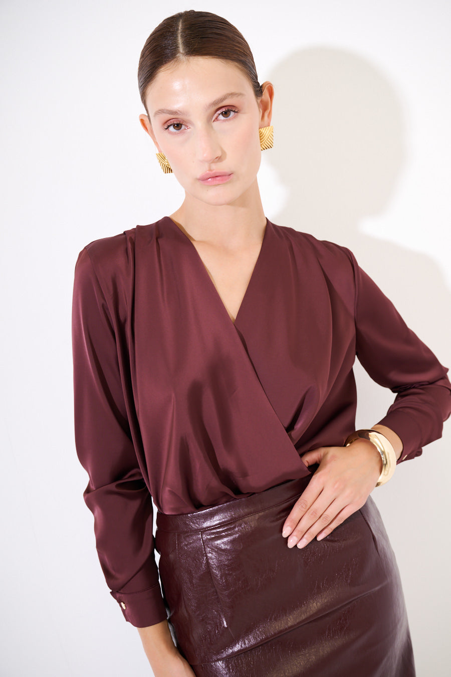 Blouse met lange mouwen