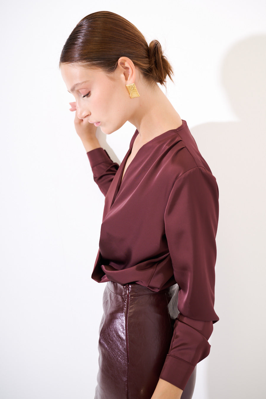 Blouse met lange mouwen