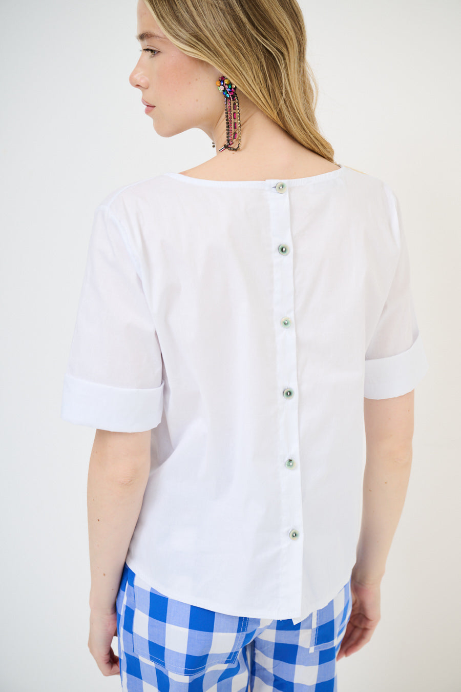 Top met 3/4 mouw