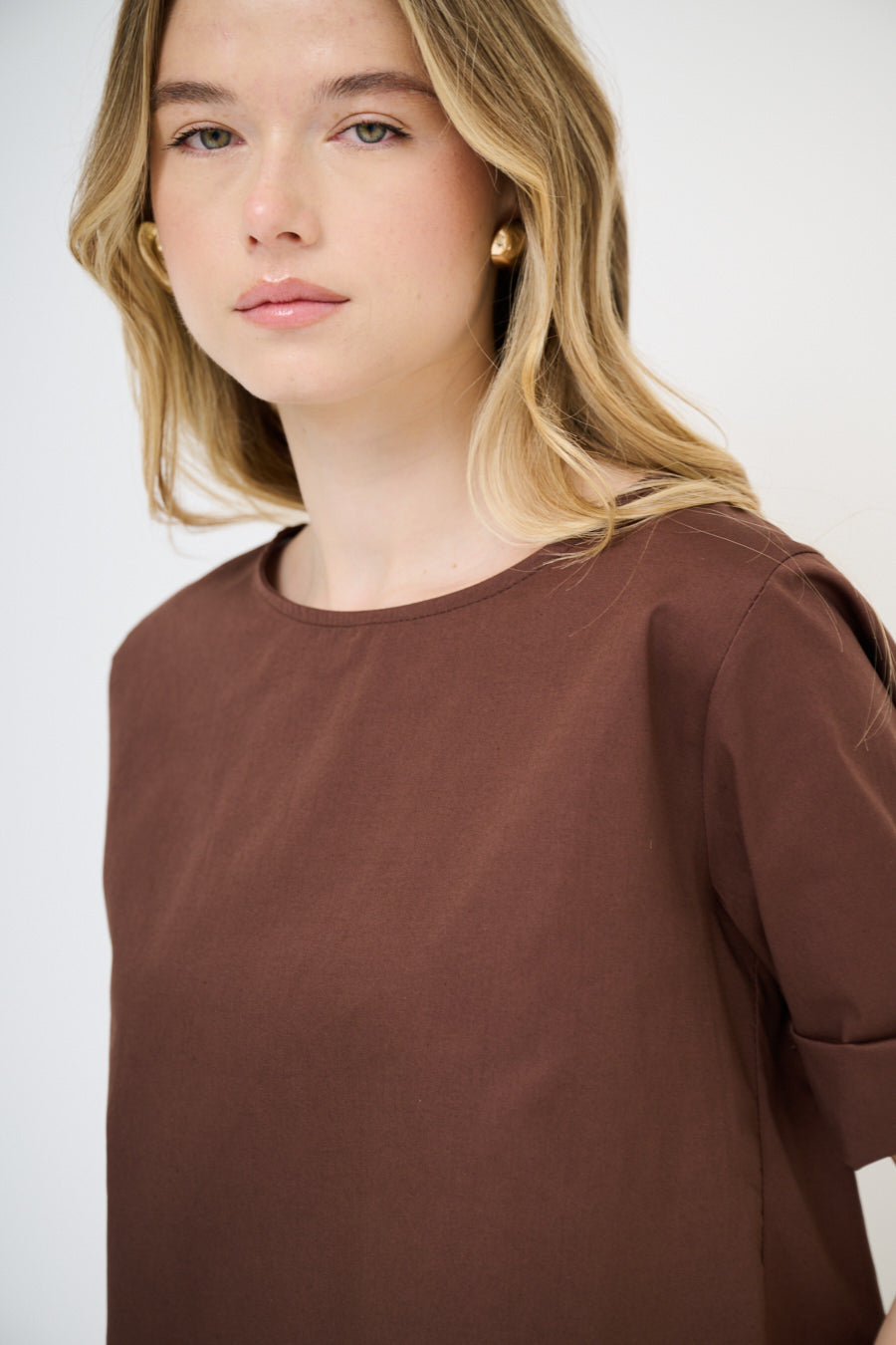 Top met 3/4 mouw