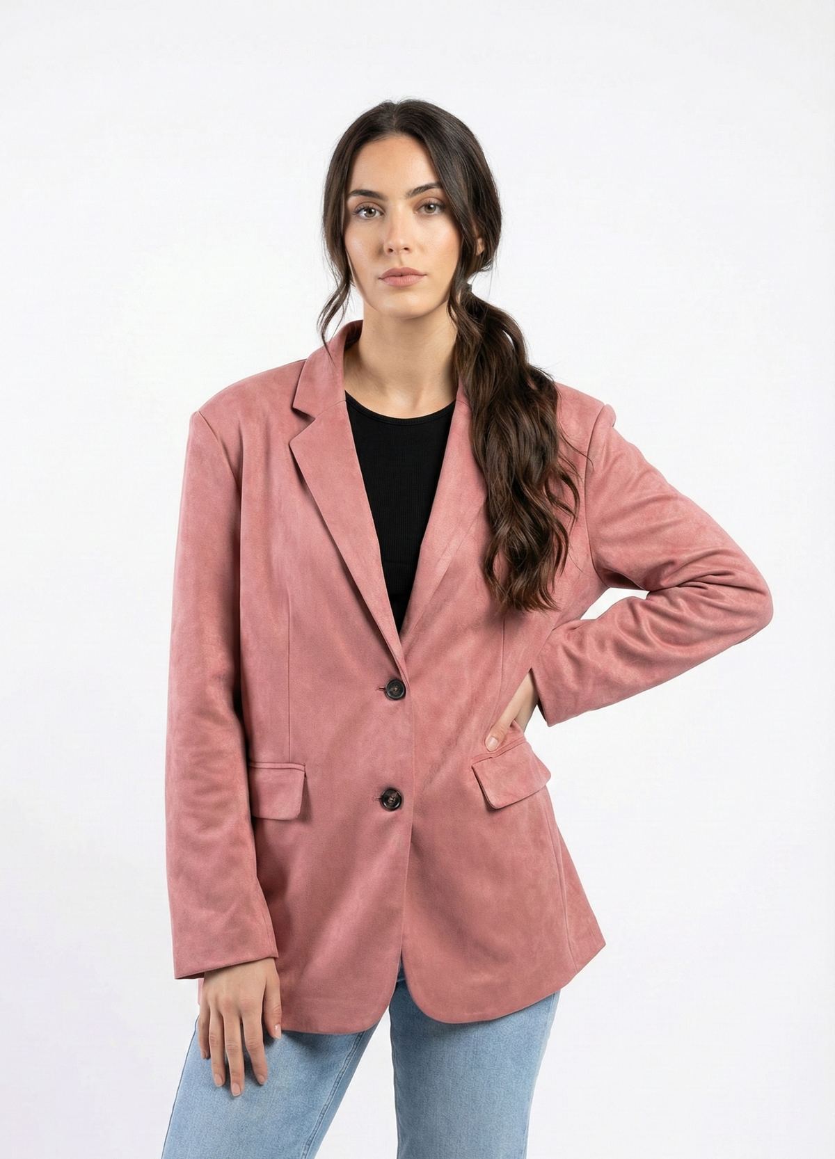 BLAZER EFFET DAIM