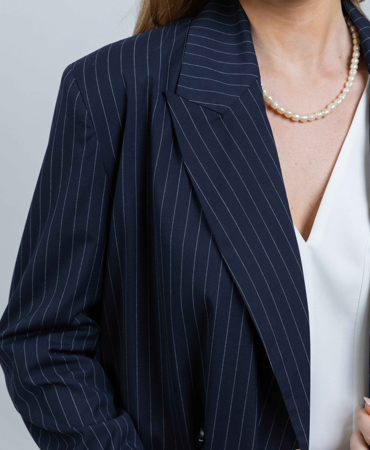 VESTE DE COSTUME A RAYURES TENNIS