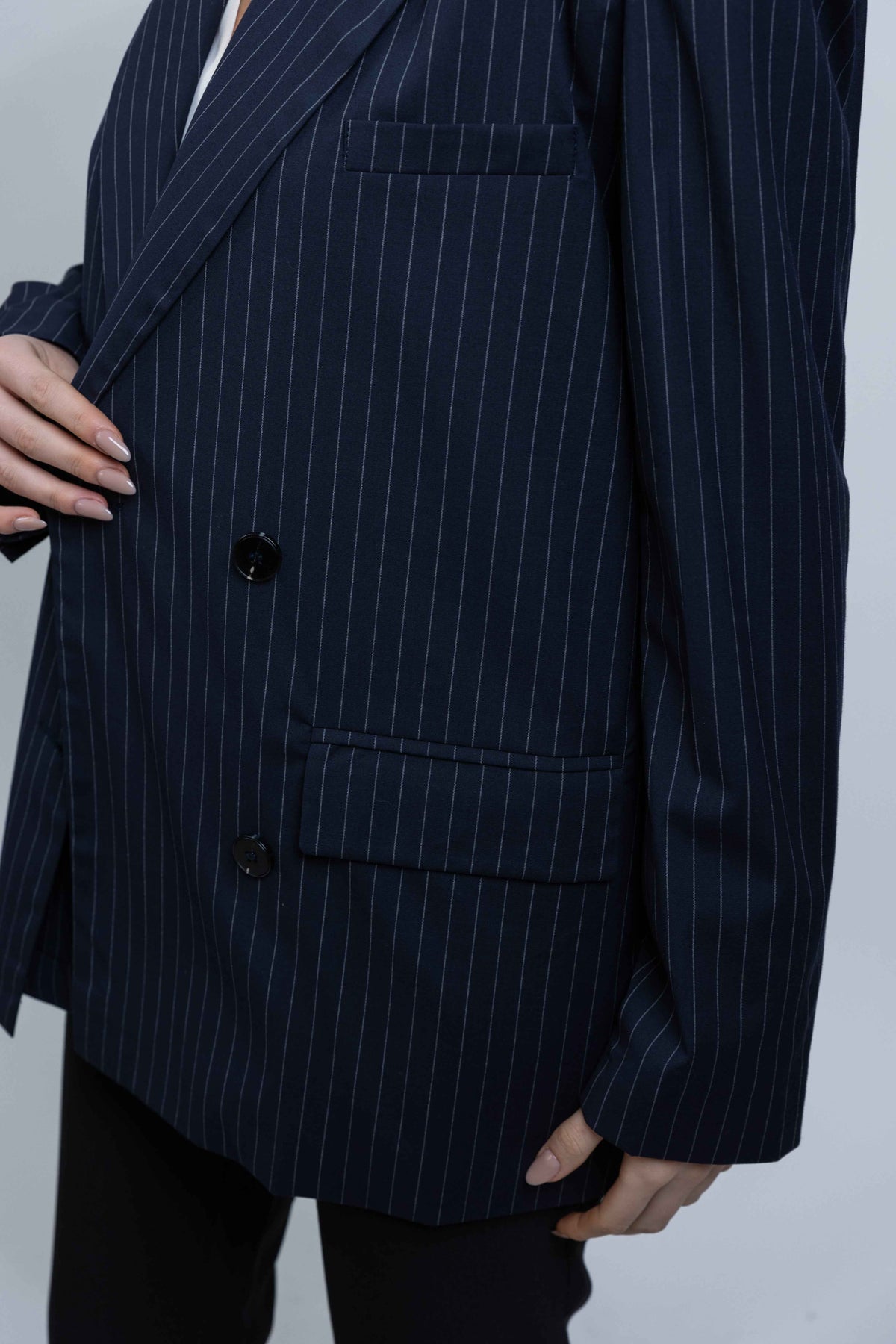 VESTE DE COSTUME A RAYURES TENNIS