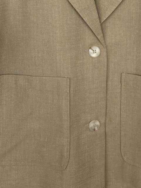 BLAZER EFFET LIN