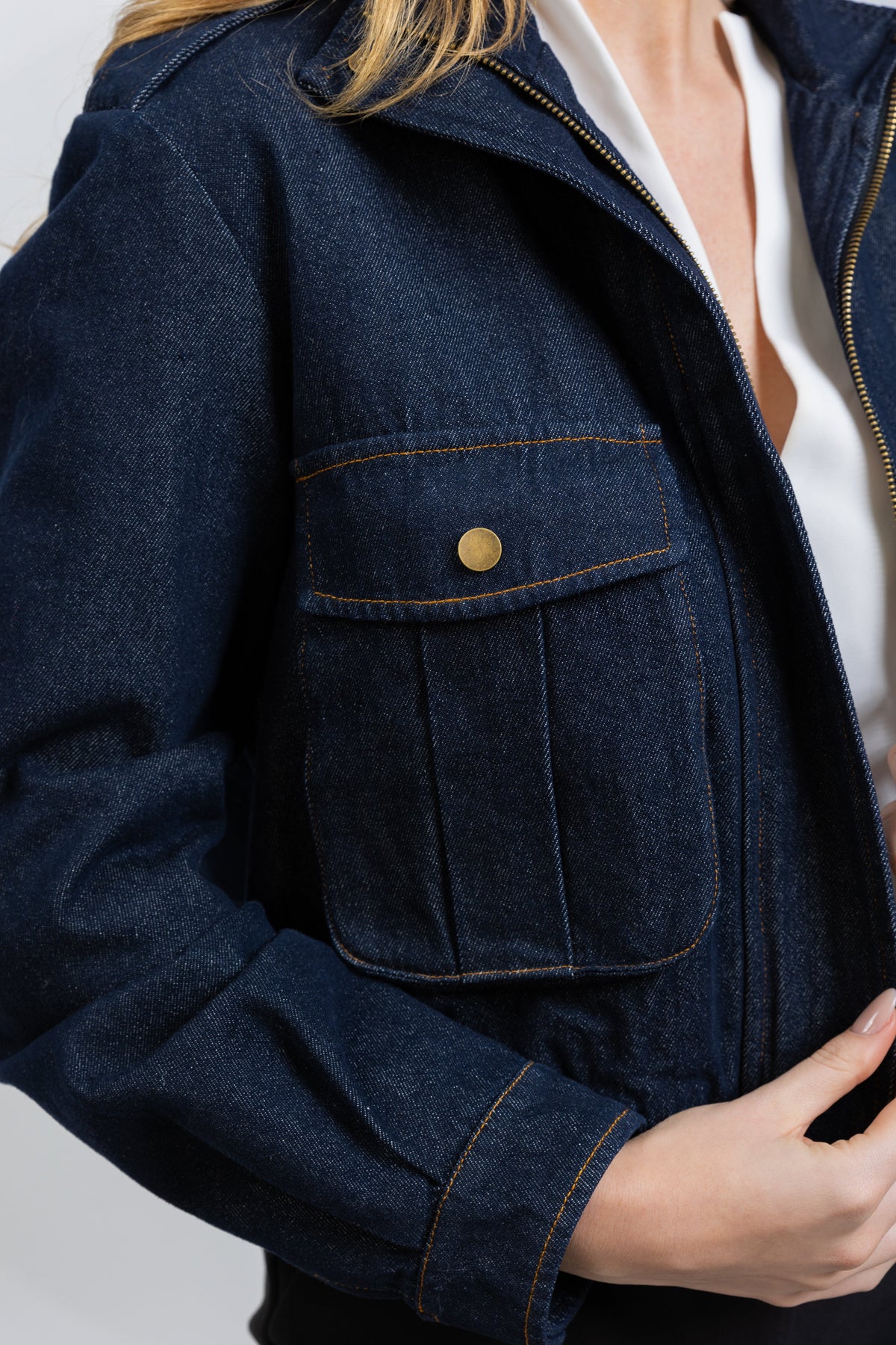 BLOUSON COURT EN JEAN - K-ZELL PARIS | Wholesale
