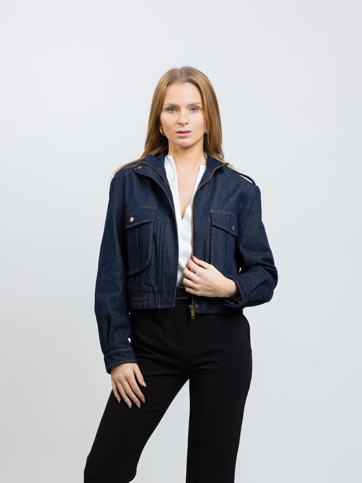 BLOUSON COURT EN JEAN - K-ZELL PARIS | Wholesale