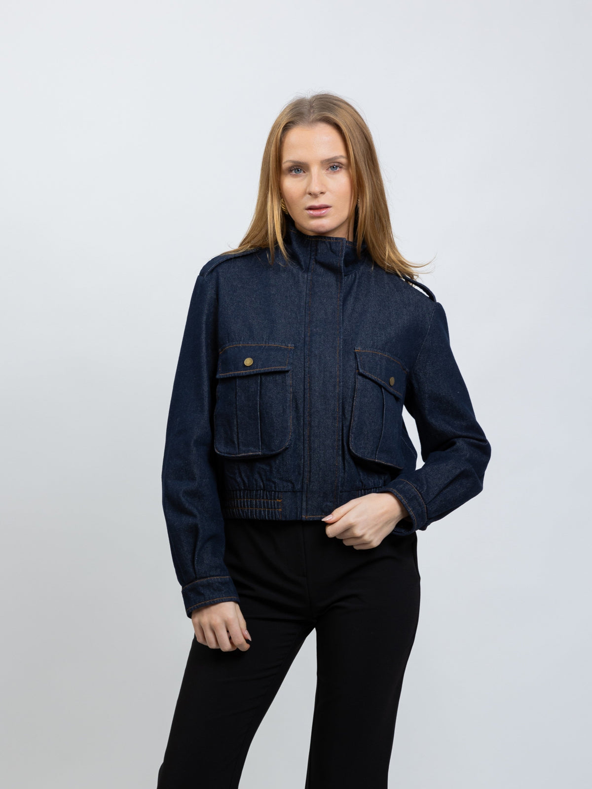 BLOUSON COURT EN JEAN - K-ZELL PARIS | Wholesale