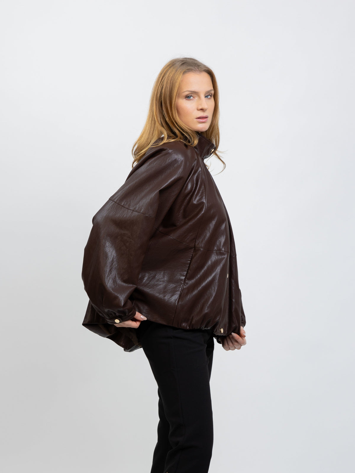 BLOUSON CAPE EN SIMILICUIR - K-ZELL PARIS | Wholesale