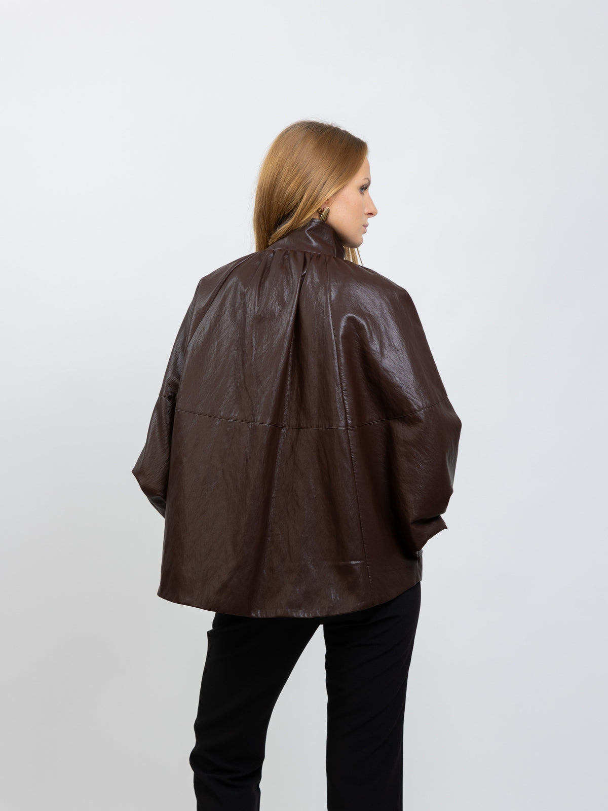 BLOUSON CAPE EN SIMILICUIR - K-ZELL PARIS | Wholesale