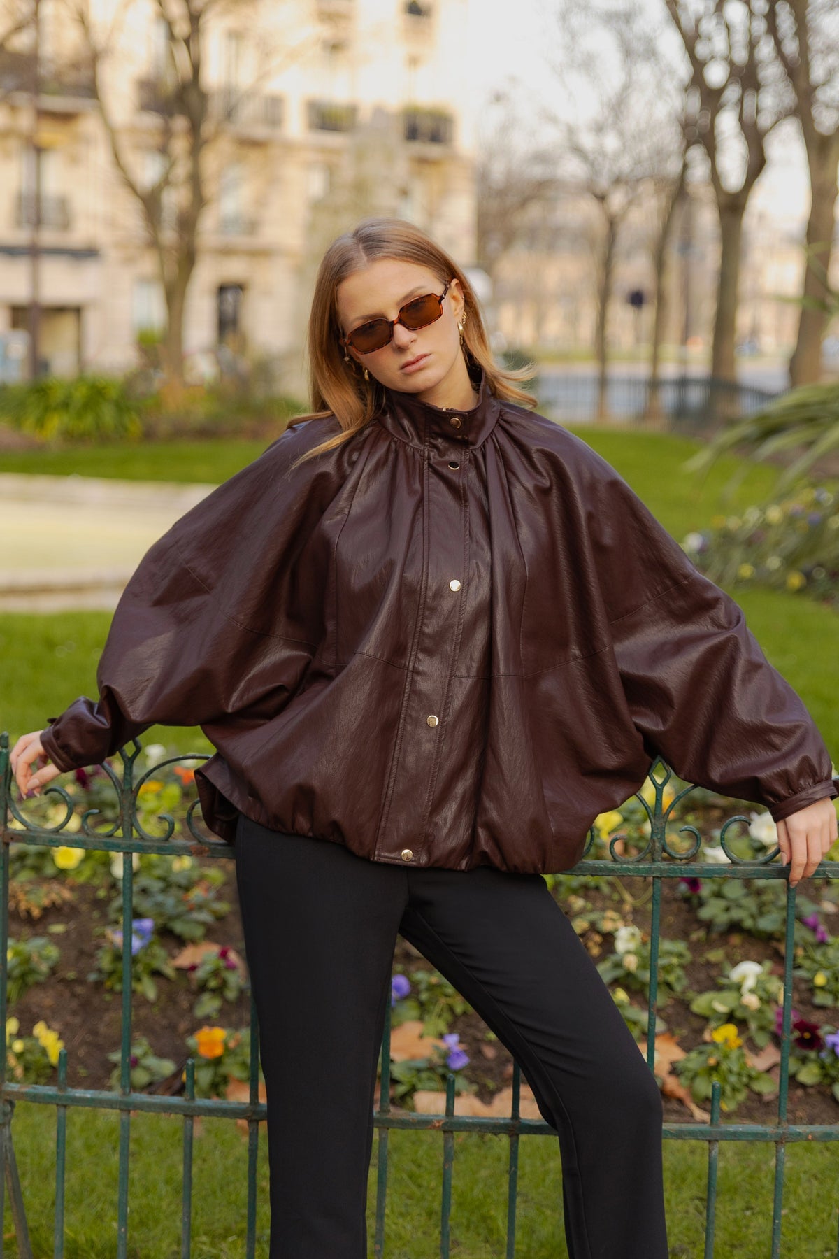 BLOUSON CAPE EN SIMILICUIR - K-ZELL PARIS | Wholesale