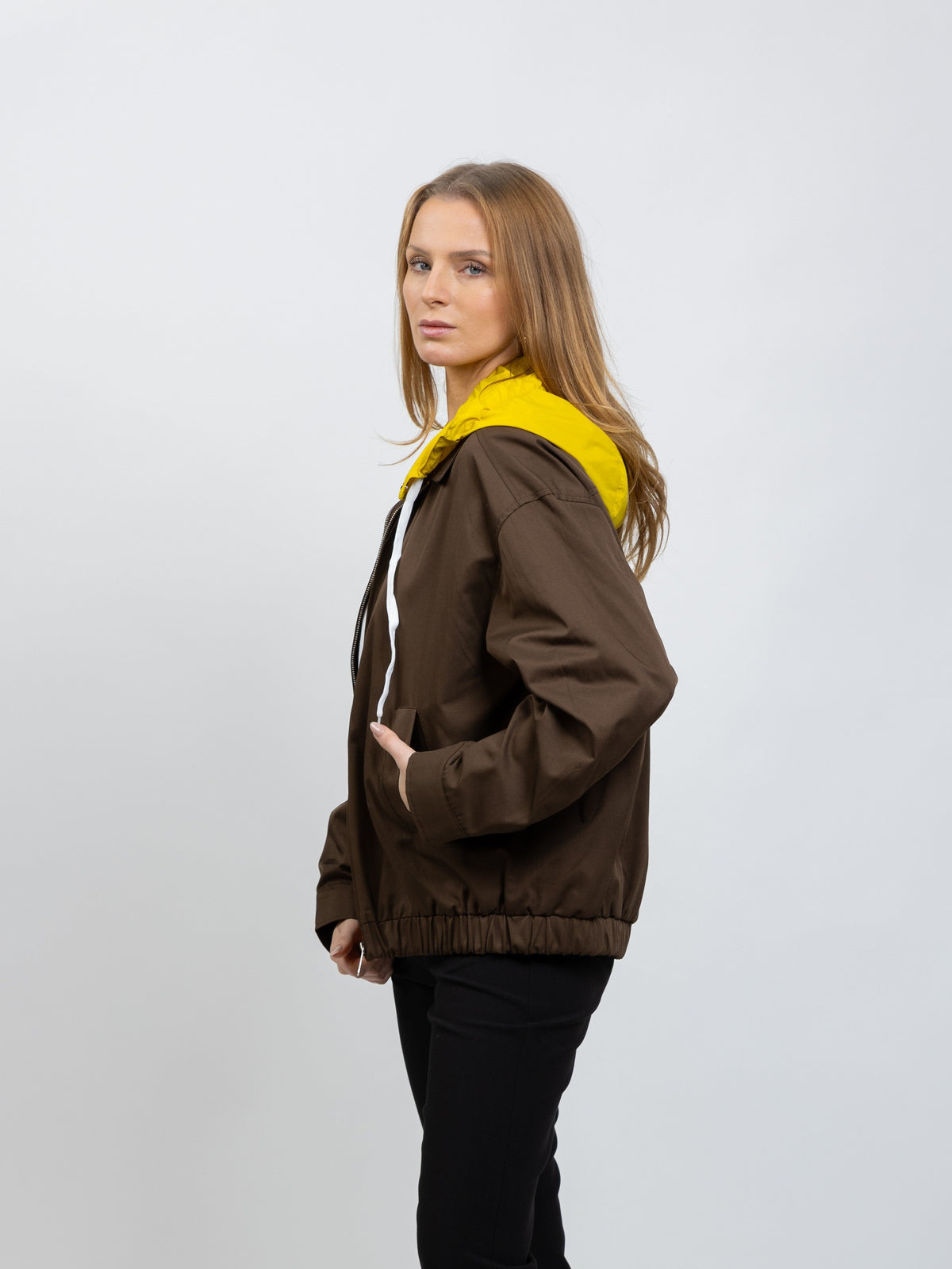 BLOUSON À CAPUCHE AMOVIBLE CONTRASTÉE - K-ZELL PARIS | Wholesale