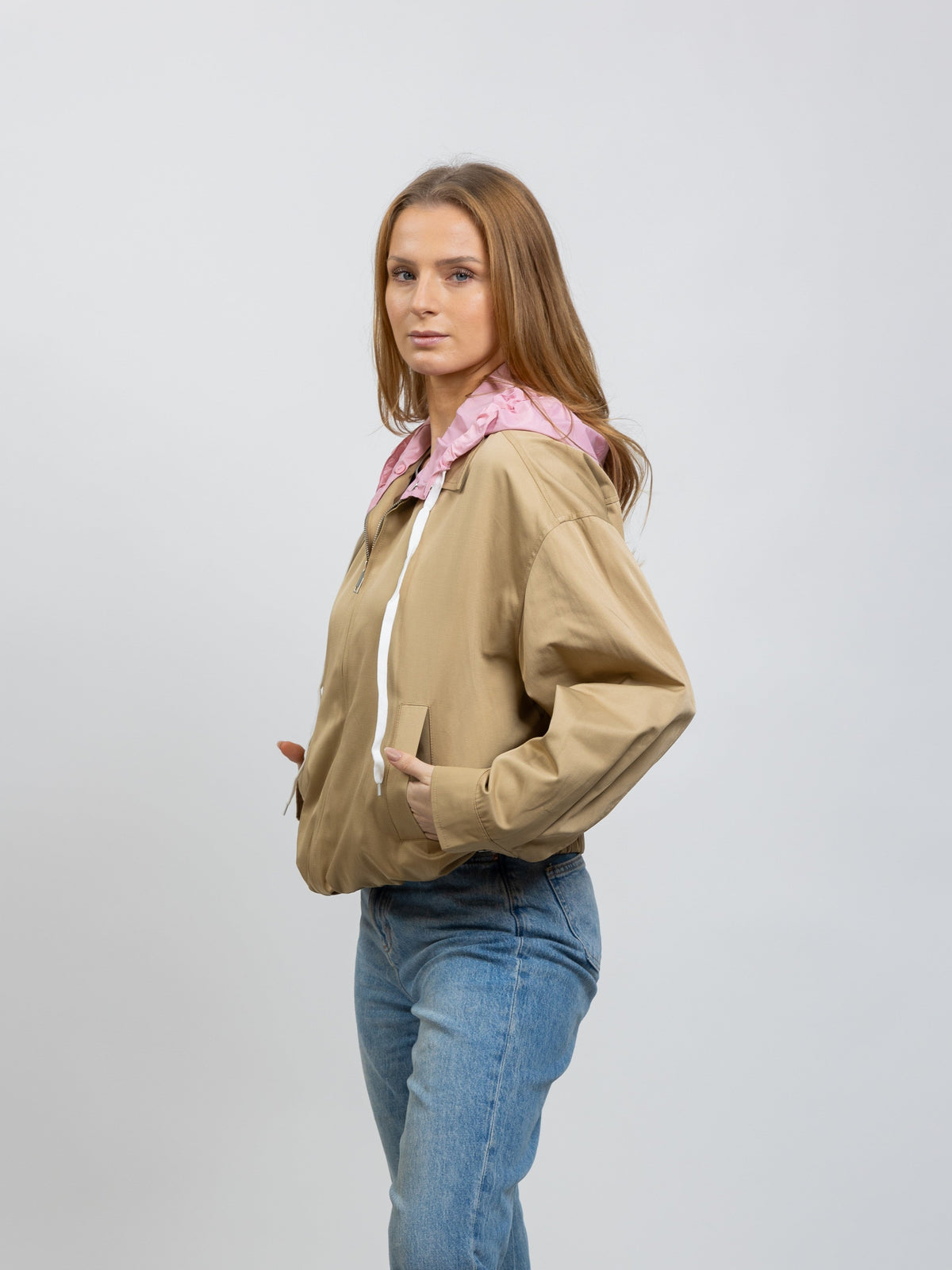 BLOUSON À CAPUCHE AMOVIBLE CONTRASTÉE - K-ZELL PARIS | Wholesale