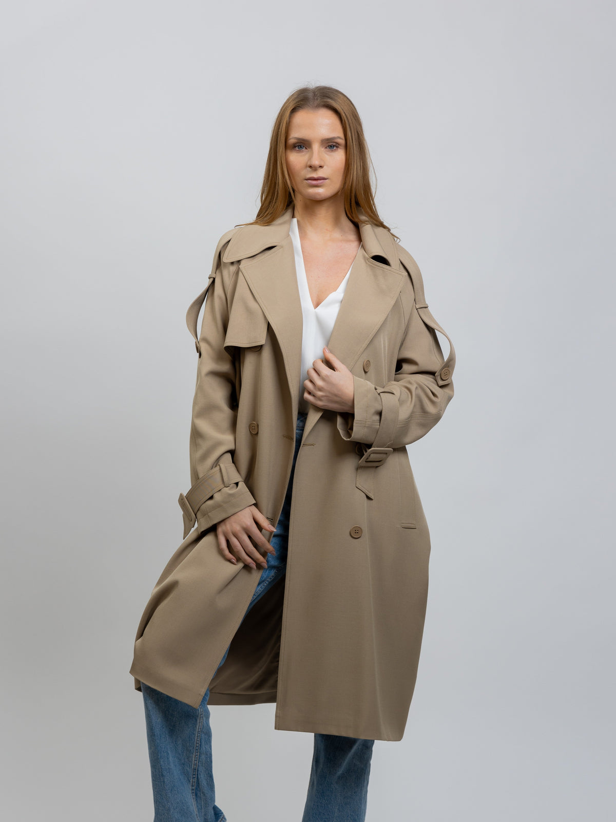TRENCH LONG À CEINTURE - K-ZELL PARIS | Wholesale