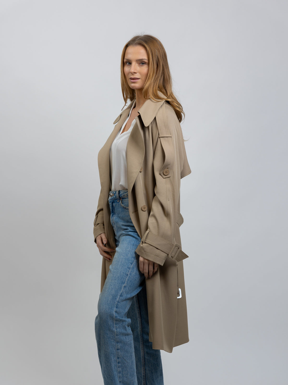TRENCH LONG À CEINTURE - K-ZELL PARIS | Wholesale