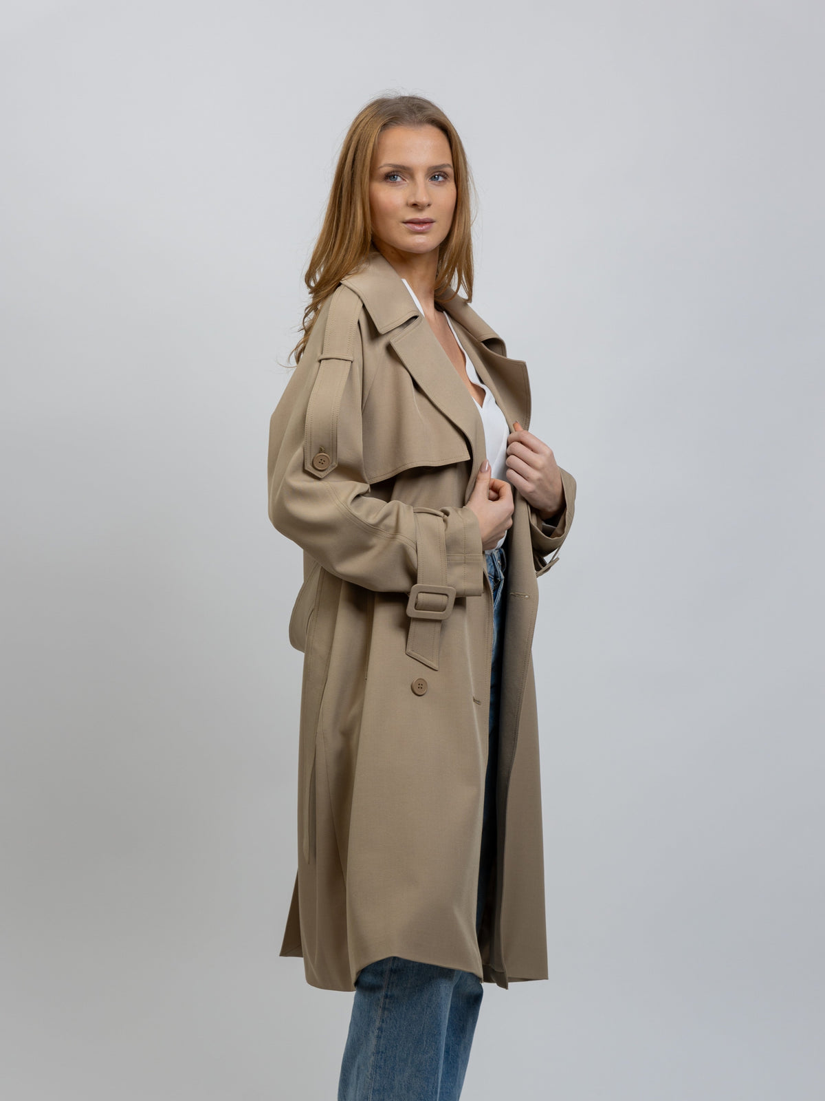 TRENCH LONG À CEINTURE - K-ZELL PARIS | Wholesale