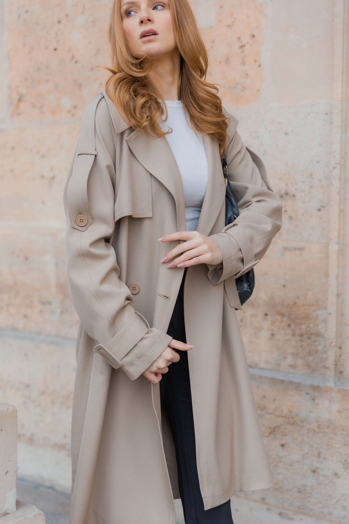 TRENCH LONG À CEINTURE - K-ZELL PARIS | Wholesale