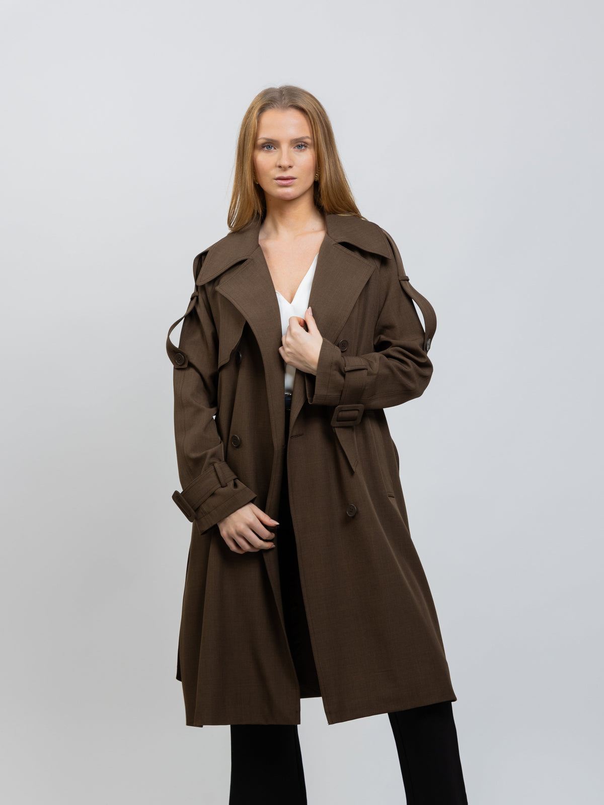 TRENCH LONG À CEINTURE - K-ZELL PARIS | Wholesale