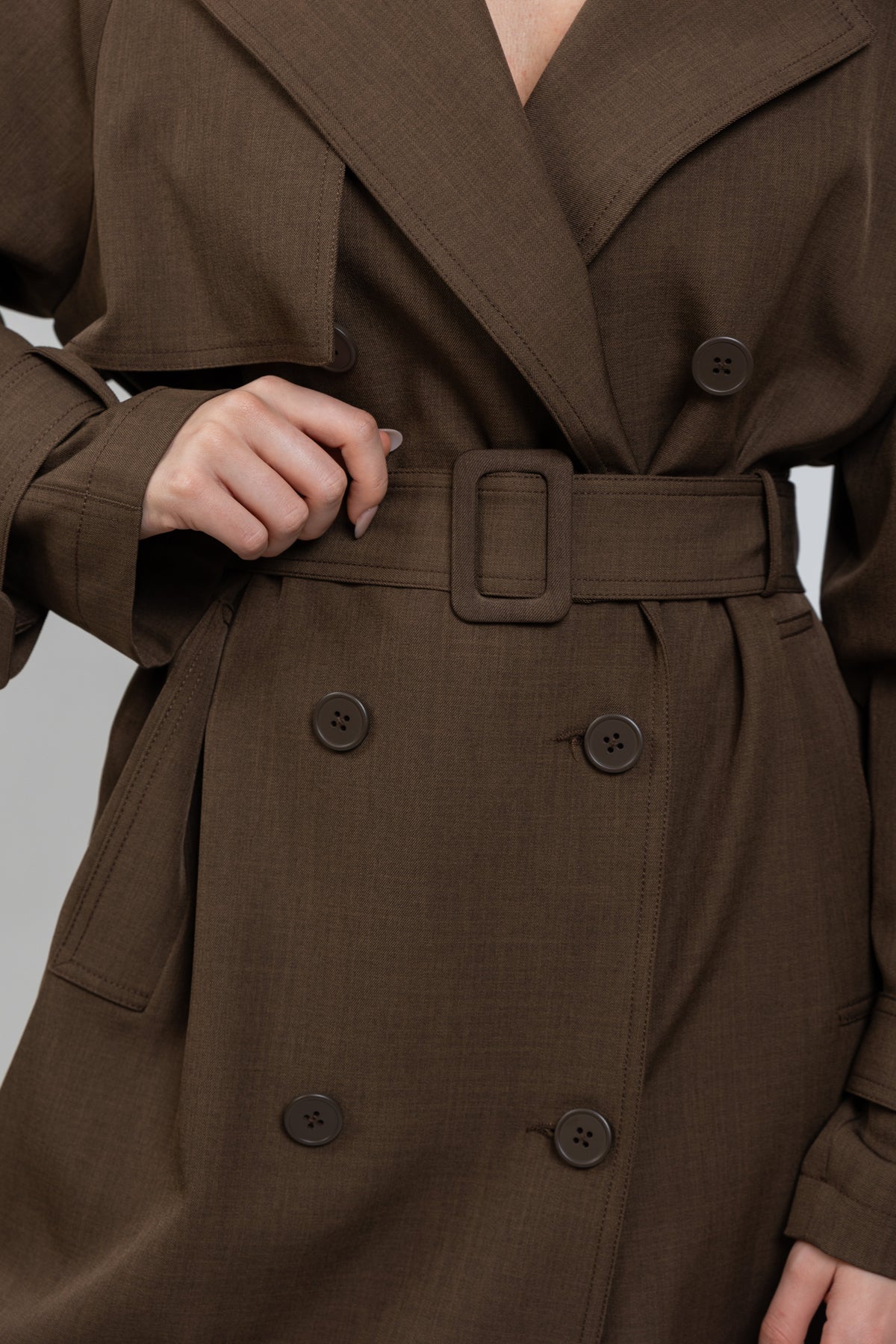 TRENCH LONG À CEINTURE - K-ZELL PARIS | Wholesale