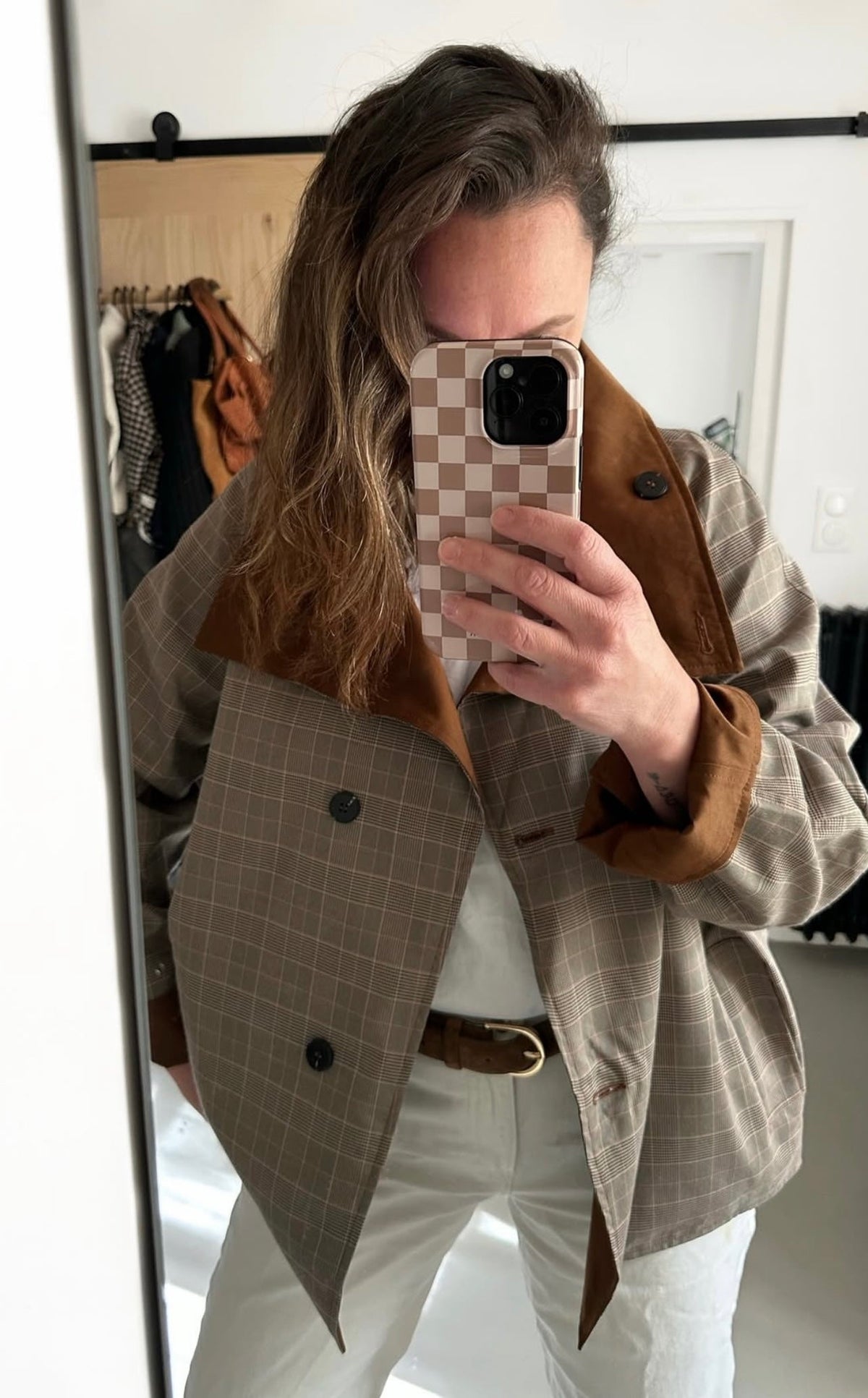 TRENCH COURT REVERSIBLE À CARREAUX - K-ZELL PARIS | Wholesale