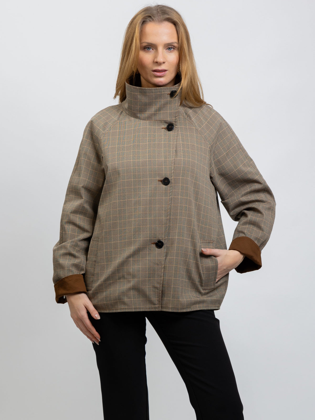 TRENCH COURT REVERSIBLE À CARREAUX - K-ZELL PARIS | Wholesale