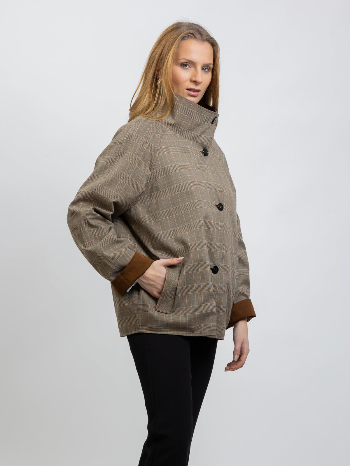 TRENCH COURT REVERSIBLE À CARREAUX - K-ZELL PARIS | Wholesale