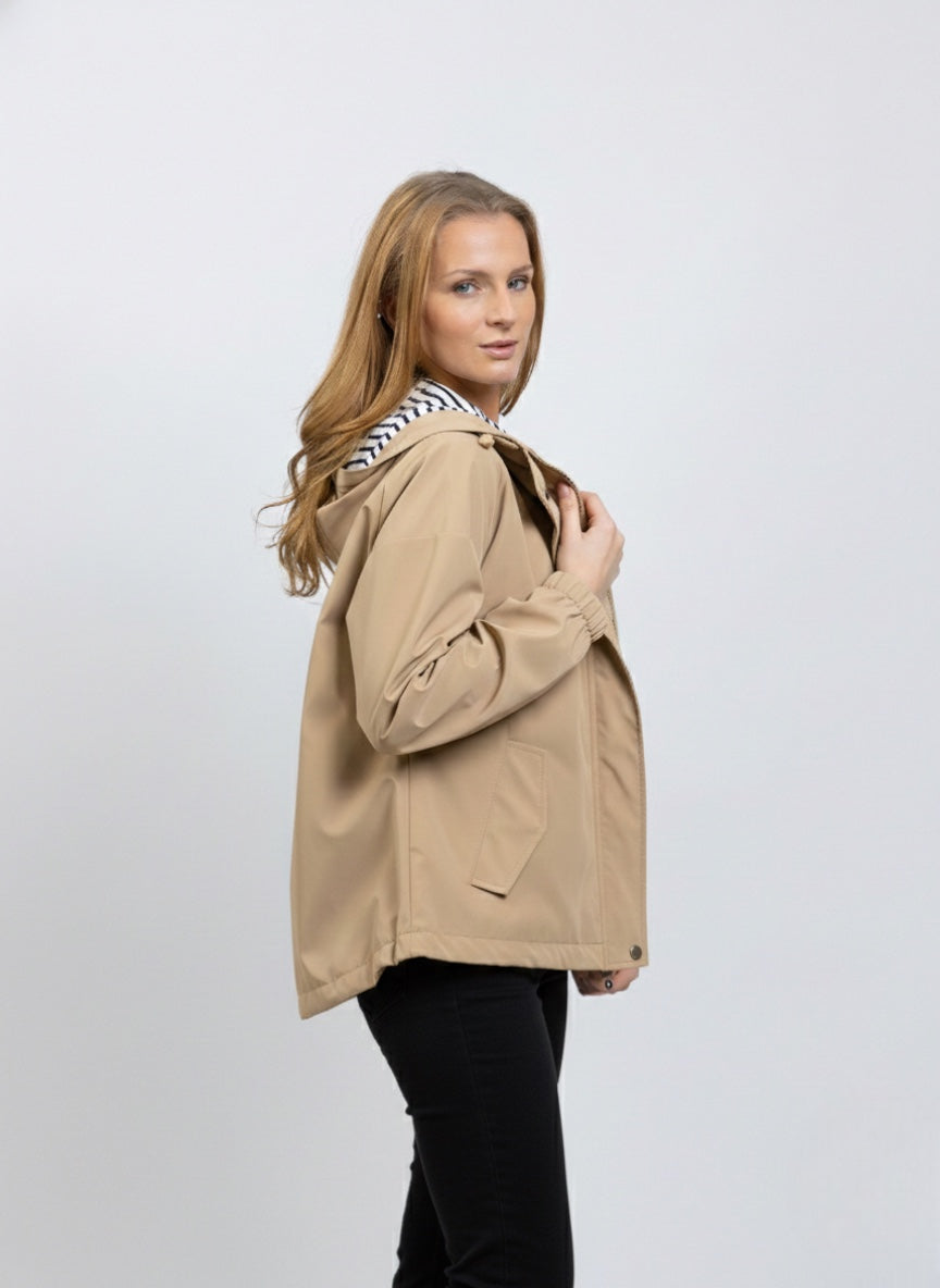 PARKA DE PLUIE À MOTIF RAYURES - K-ZELL PARIS | Wholesale