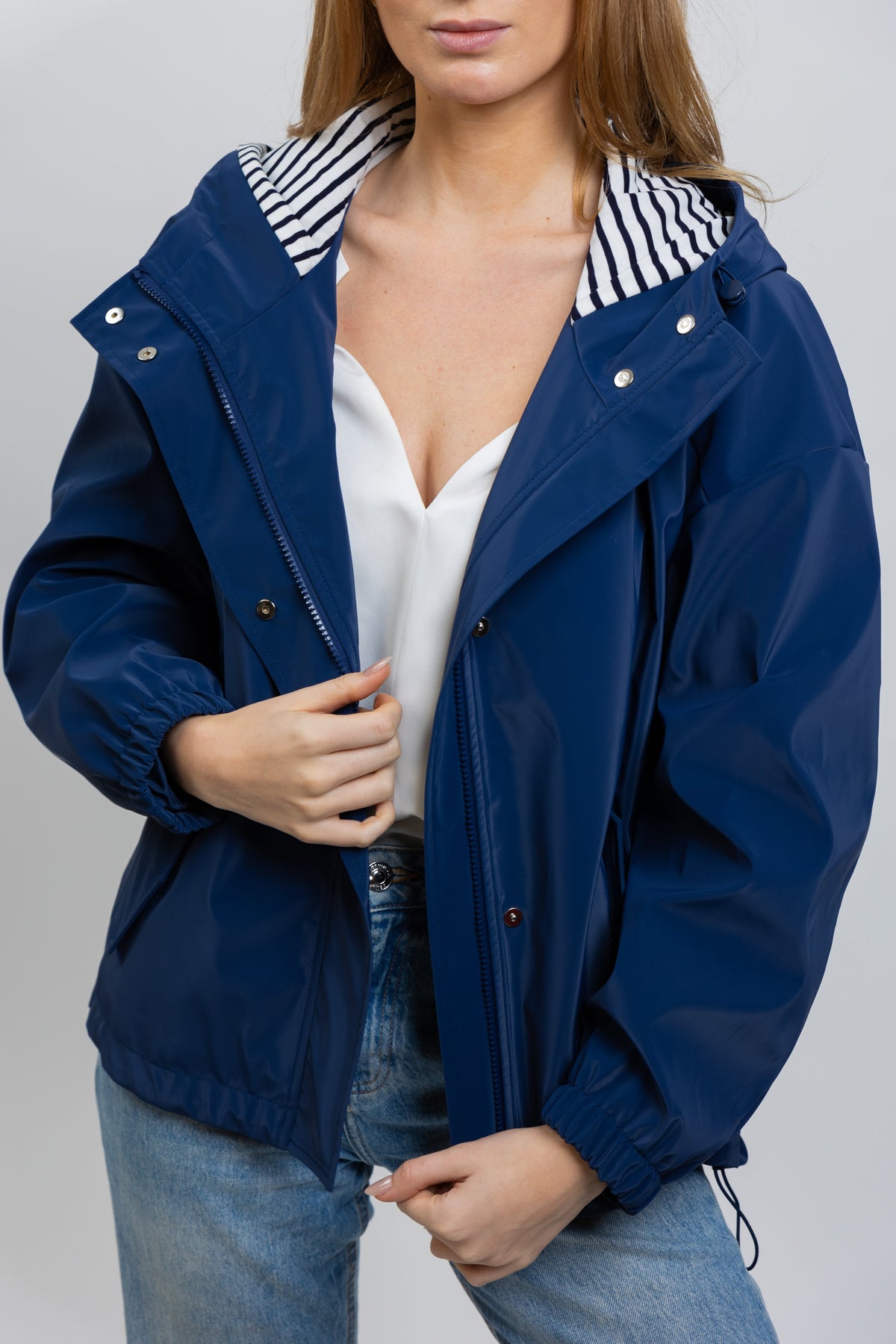 PARKA DE PLUIE À MOTIF RAYURES - K-ZELL PARIS | Wholesale