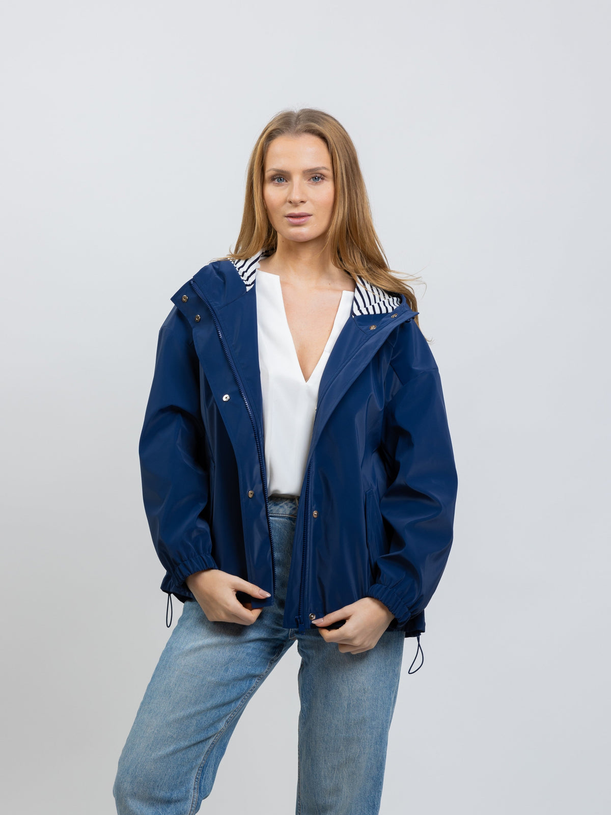 PARKA DE PLUIE À MOTIF RAYURES - K-ZELL PARIS | Wholesale