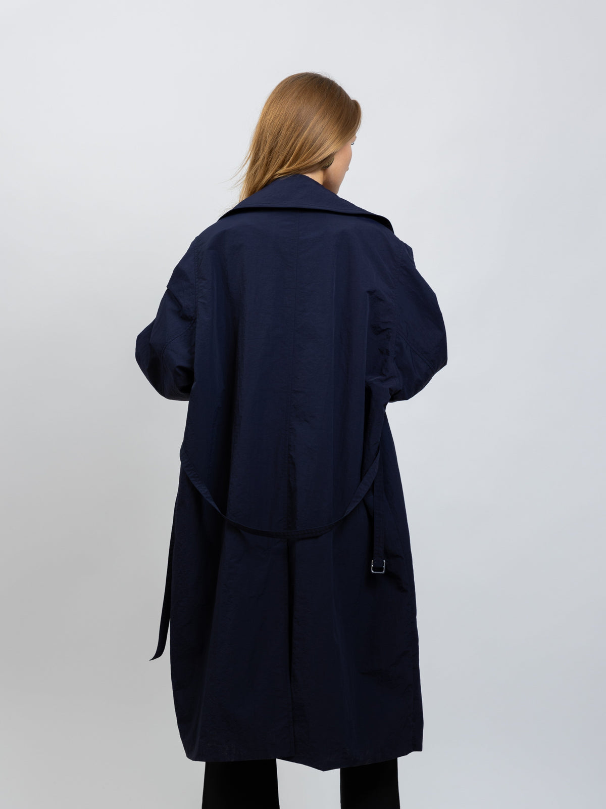 TRENCH LONG À CEINTURE ET DOUBLURE CARREAUX - K-ZELL PARIS | Wholesale