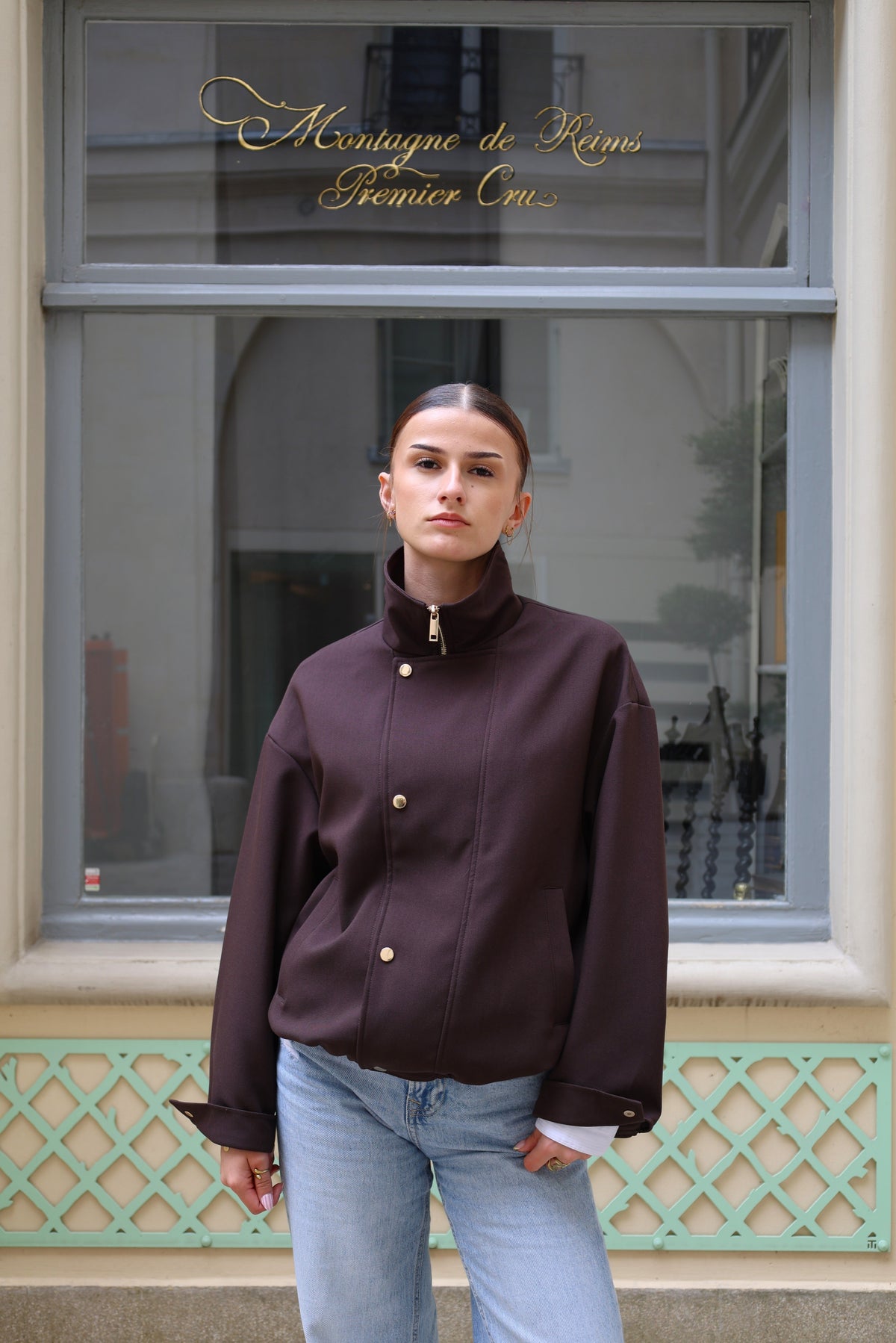 BLOUSON BOMBER A COL MONTANT - K-ZELL PARIS | Wholesale