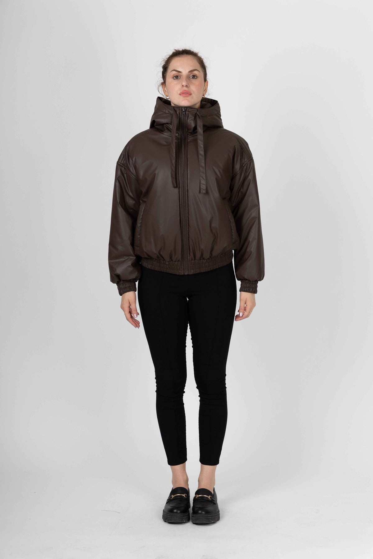BLOUSON IMPERMÉABLE À CAPUCHE