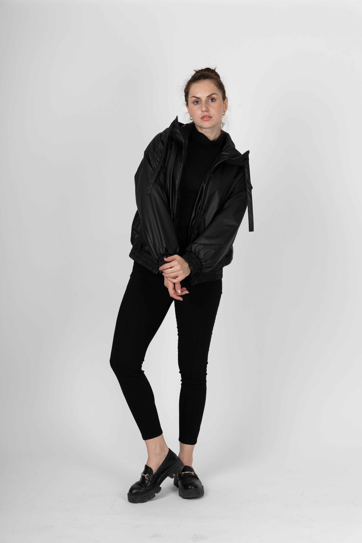 BLOUSON IMPERMÉABLE À CAPUCHE