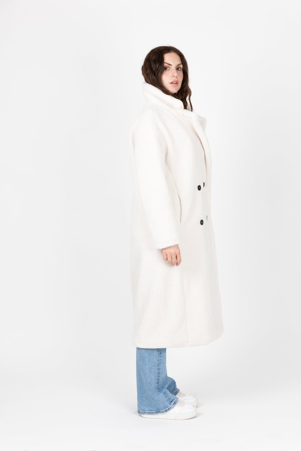 MANTEAU LONG EN FAUSSE FOURRURE MOUTON - K-ZELL PARIS | Wholesale