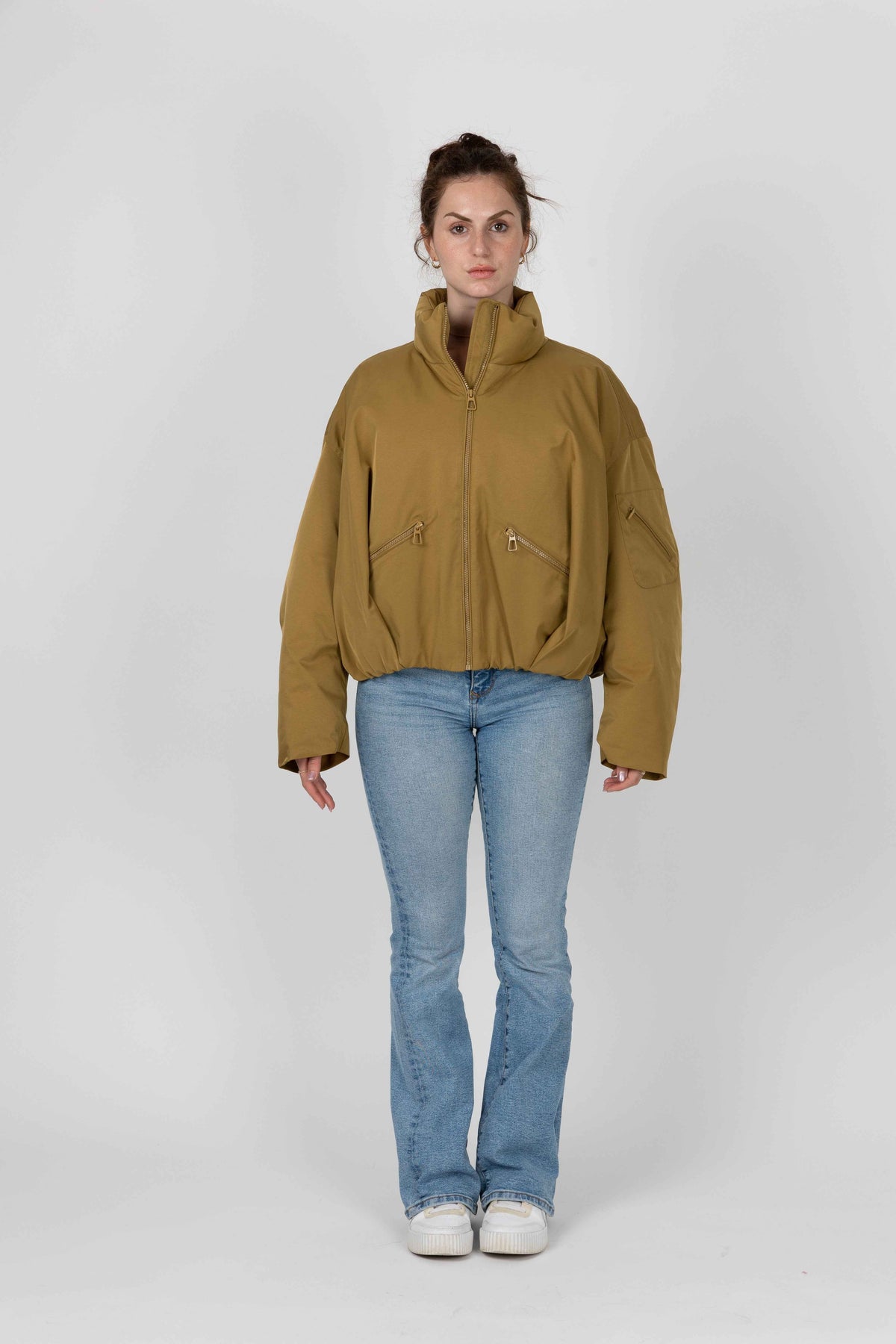 BLOUSON IMPERMÉABLE EFFET BOULE
