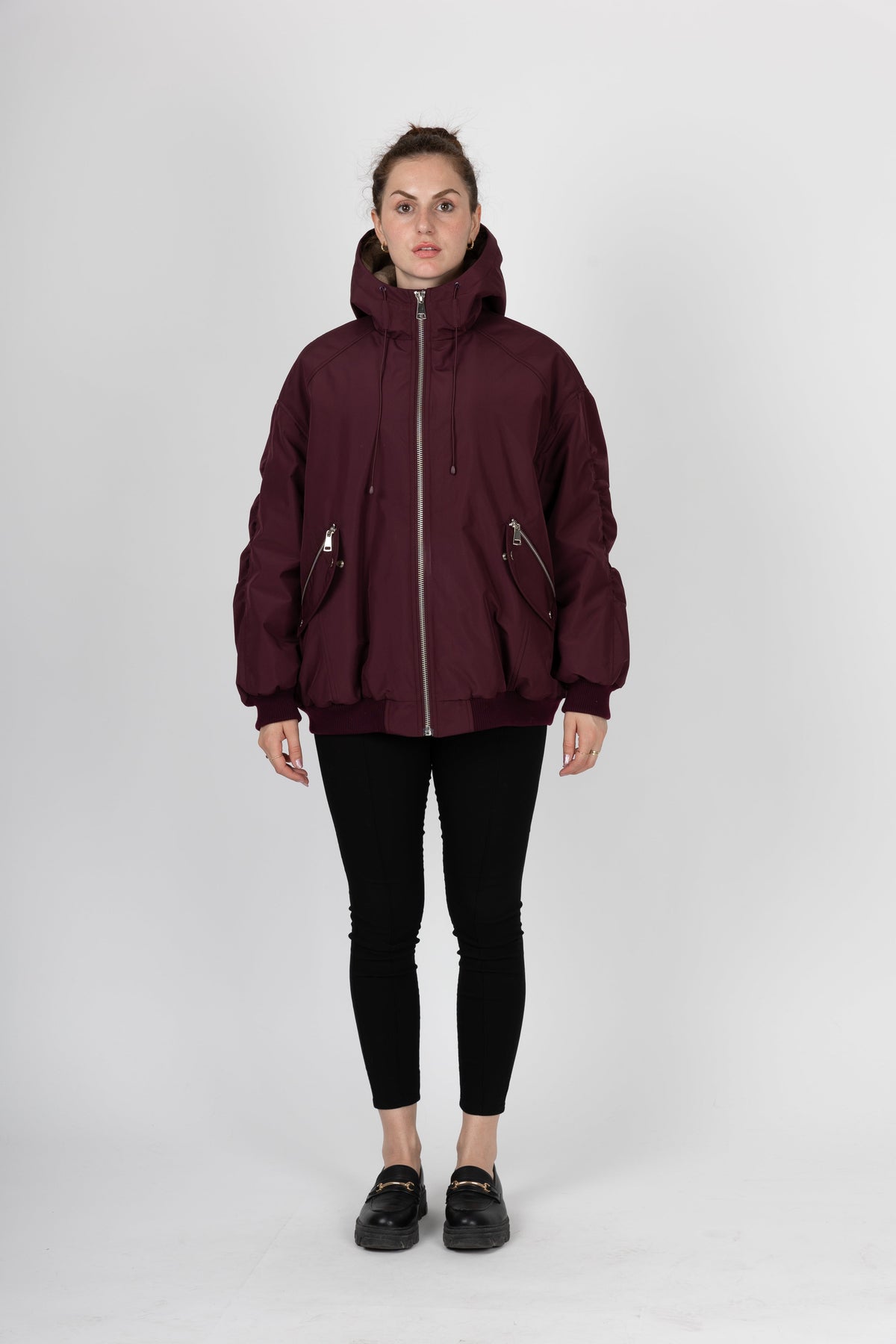BLOUSON À CAPUCHE AVEC FAUSSE FOURRURE - K-ZELL PARIS | Wholesale