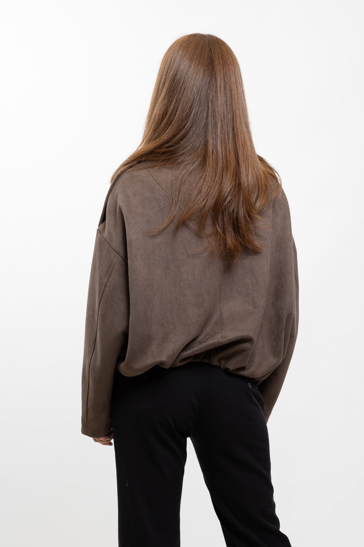 Suèdinelook jack met blousend model