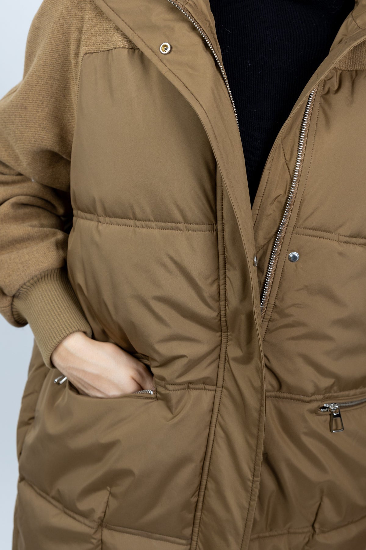 DOUDOUNE BI-MATIÈRE AVEC LAINE - K-ZELL PARIS | Wholesale