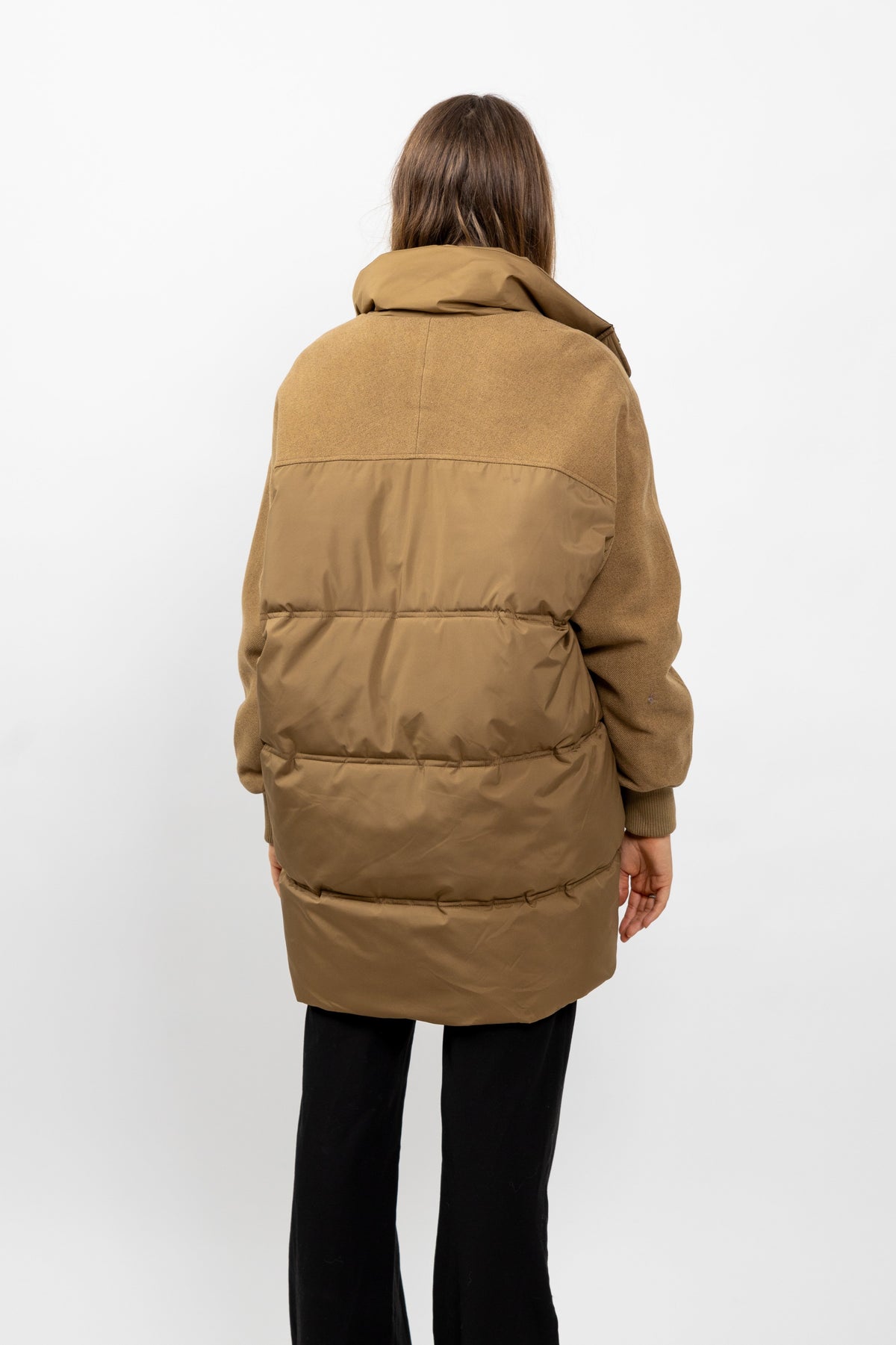 DOUDOUNE BI-MATIÈRE AVEC LAINE - K-ZELL PARIS | Wholesale