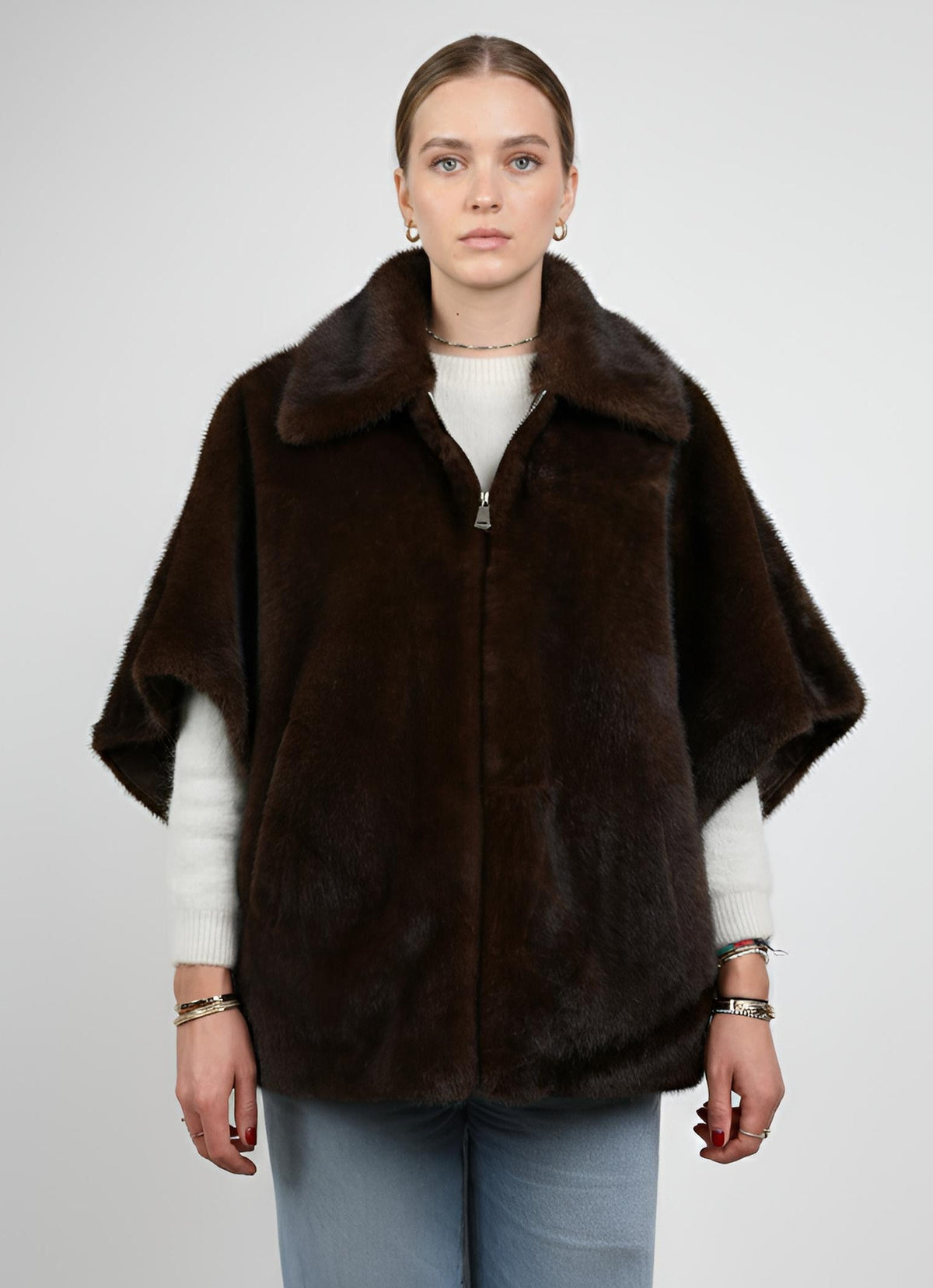 CAPE EN FAUSSE FOURRURE - K-ZELL PARIS | Wholesale