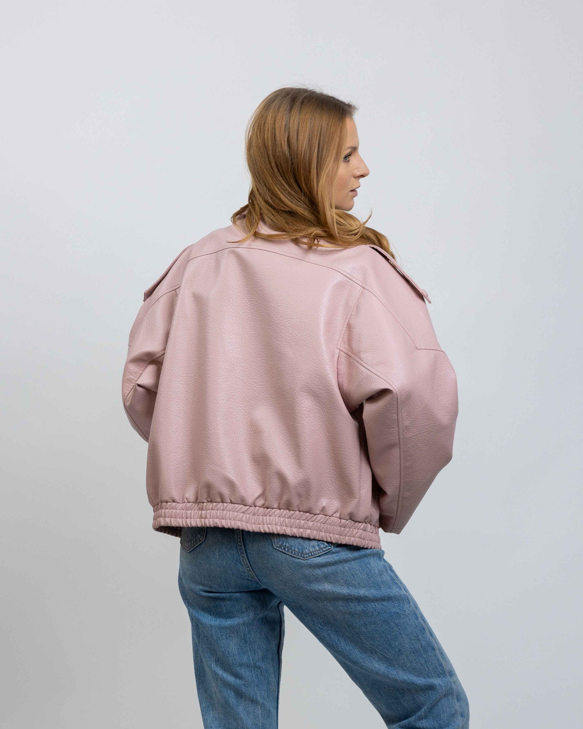 BLOUSON MOTARD EN SIMILICUIR