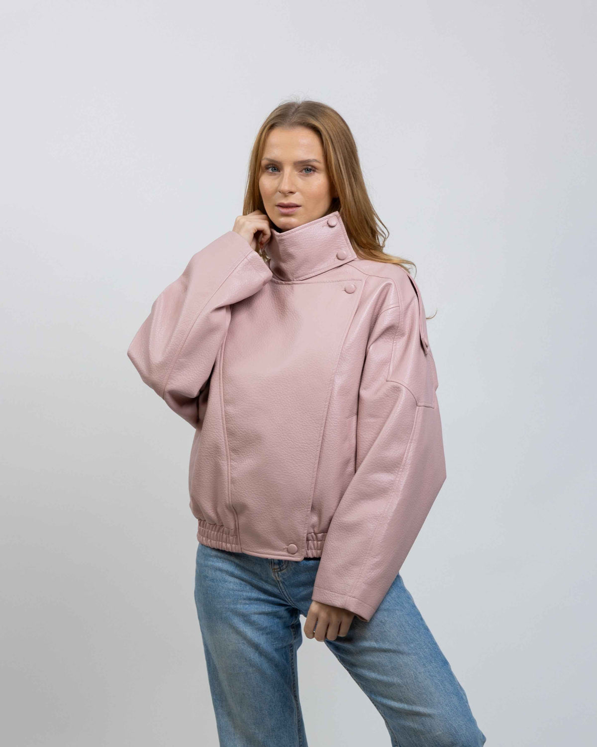 BLOUSON MOTARD EN SIMILICUIR