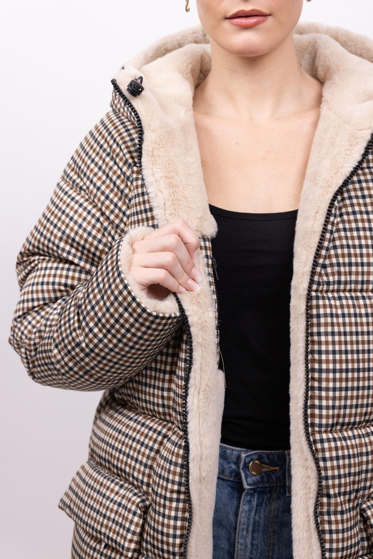 DOUDOUNE REVERSIBLE EN FAUSSE FOURRURE - K-ZELL PARIS | Wholesale