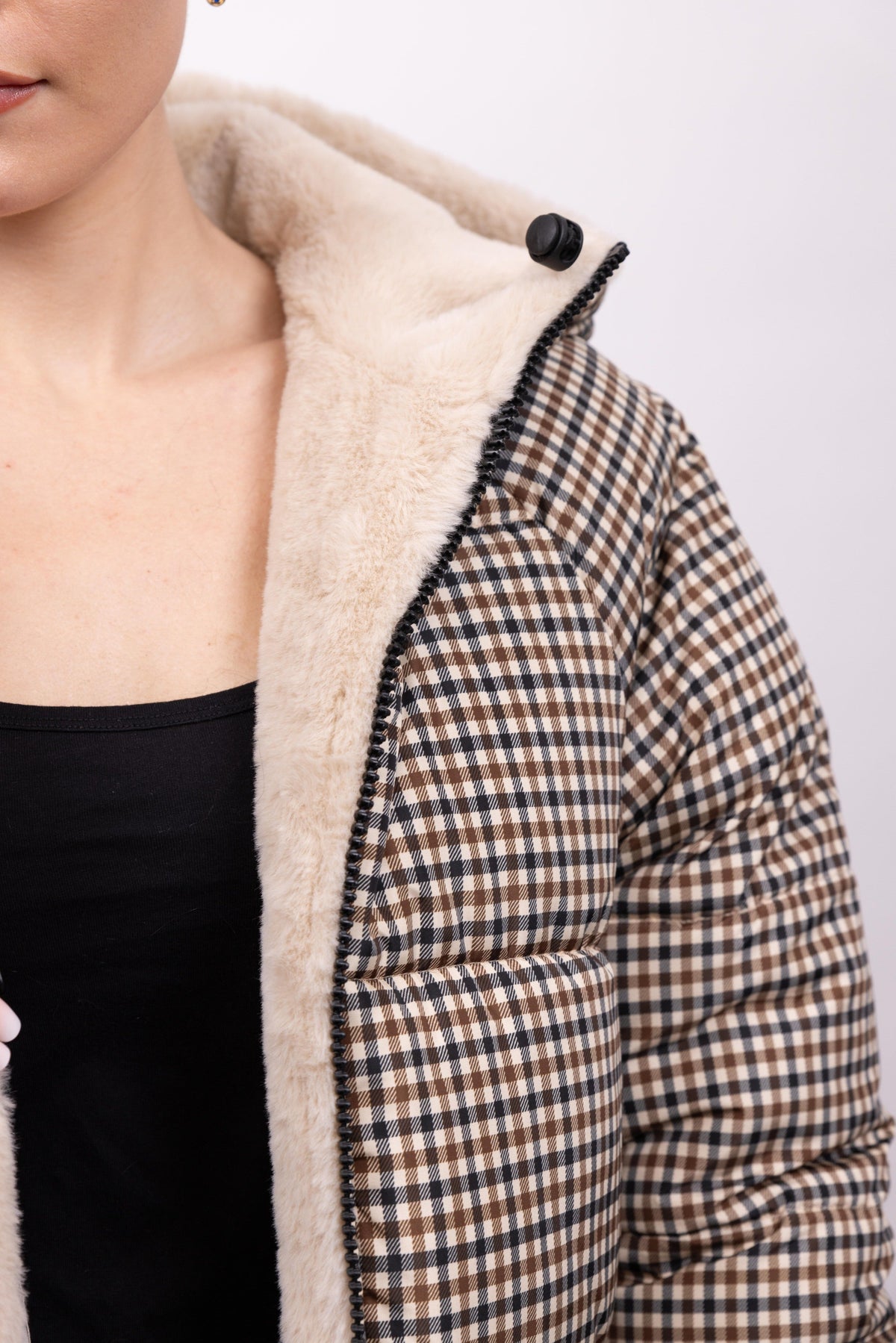 DOUDOUNE REVERSIBLE EN FAUSSE FOURRURE - K-ZELL PARIS | Wholesale
